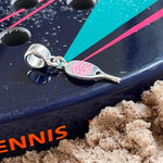 Berloque Raquete Beach Tennis Pink
