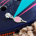 Berloque Raquete Beach Tennis Pink