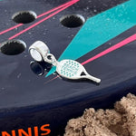 Berloque Raquete Beach Tennis Turquesa