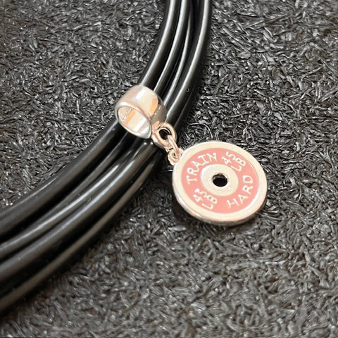 Berloque Anilha Rosa