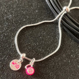 Pulseira Fecho Gravata com WOD + Kettlebell Pink