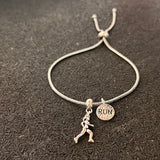 Pulseira fecho gravata corredora + RUN