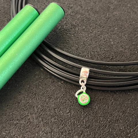 Berloque Kettlebell 25Kg Verde Neon
