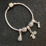 Pulseira com Berloques Bike