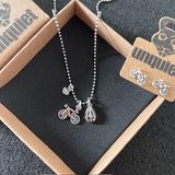 Conjunto Colar + Brinco Bike
