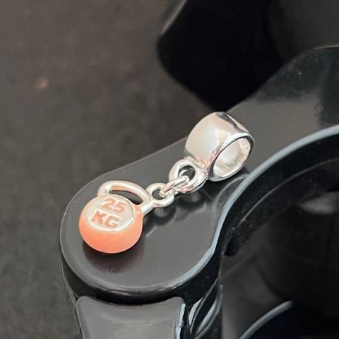 Berloque Kettlebell 25kg Rosa