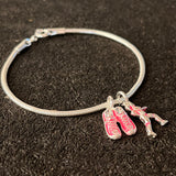 Pulseira Corredora + Par de Tênis Pink