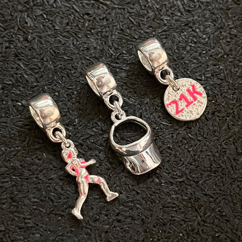 Trio Berloques Corrida Pink