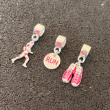 Trio Berloques Corrida Pink