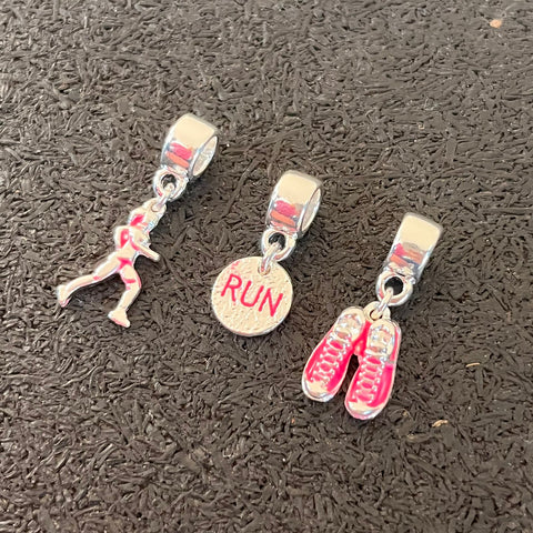 Trio Berloques Corrida Pink
