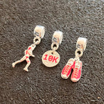 Trio Berloques Corrida 10K - Pink