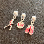 Trio Berloques Corrida 10K - Pink