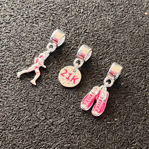 Trio Berloques Corrida 21K - Pink