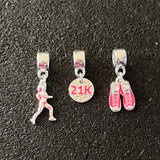 Trio Berloques Corrida 21K - Pink