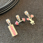 Trio Berloques Crossfit Snatch Pink