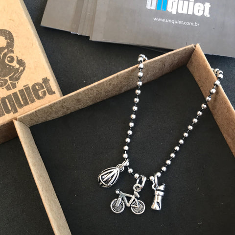 Pulseira Capacete + Bike + Squeeze
