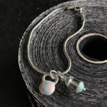 Pulseira Kettlebell Tie Dye com Barra Turquesa