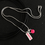 Colar Burpee + Kettlebell Pink