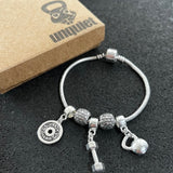 Pulseira com Berloques Crossfit