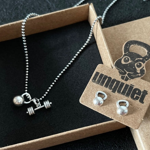 Conjunto Colar + Brinco Cross