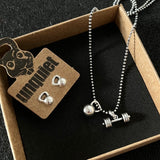 Conjunto Colar + Brinco Cross