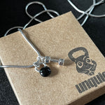 Colar Dumbbell + Kettlebell Preto