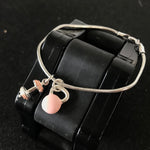 Pulseira Barra + Kettlebell Rosa