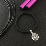 Pulseira de Borracha com Anilha