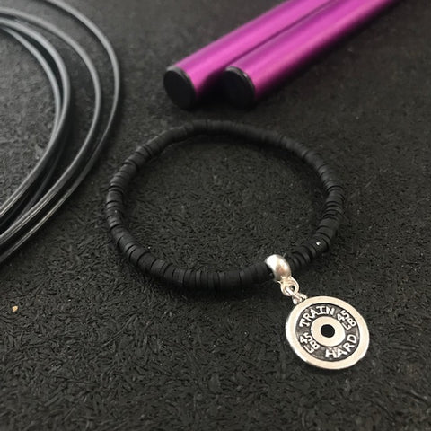 Pulseira de Borracha com Anilha
