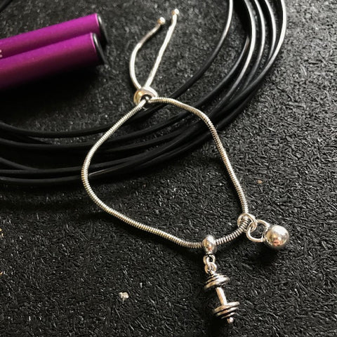 Pulseira fecho gravata barra + Kettlebell