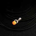 Berloque Kettlebell Laranja Neon