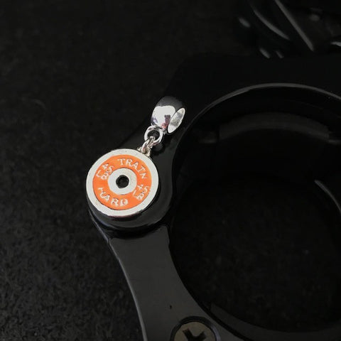 Berloque Anilha Laranja Neon