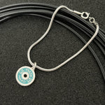 Pulseira Anilha Turquesa