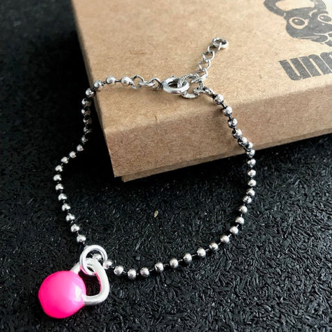 Pulseira Kettlebell Pink