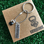 Chaveiro Unstoppable + Kettlebell preto