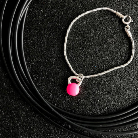 Pulseira Kettlebell Pink