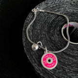 Pulseira Kettlebell com Anilha Pink Neon