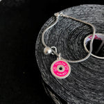 Pulseira Kettlebell com Anilha Pink Neon