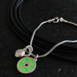 Pulseira Kettlebell com Anilha Verde Neon