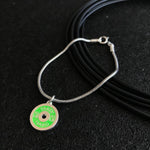 Pulseira Anilha Verde Neon