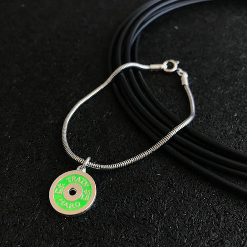 Pulseira Anilha Verde Neon