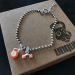 Pulseira Kettebell 25kg + barra - laranja