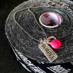 Colar Burpee + Kettlebell pink