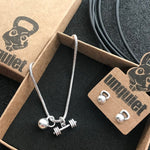 Conjunto Pulseira e Brinco Crossfit