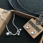 Conjunto Pulseira e Brinco Crossfit