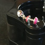 Berloque barra M Pink