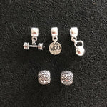 Trio de Berloques Cross + Dupla de espaçadores.