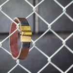 Pulseira couro (larga)