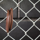 Pulseira couro 3 voltas