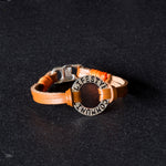 Pulseira couro Community / Lifestyle caramelo